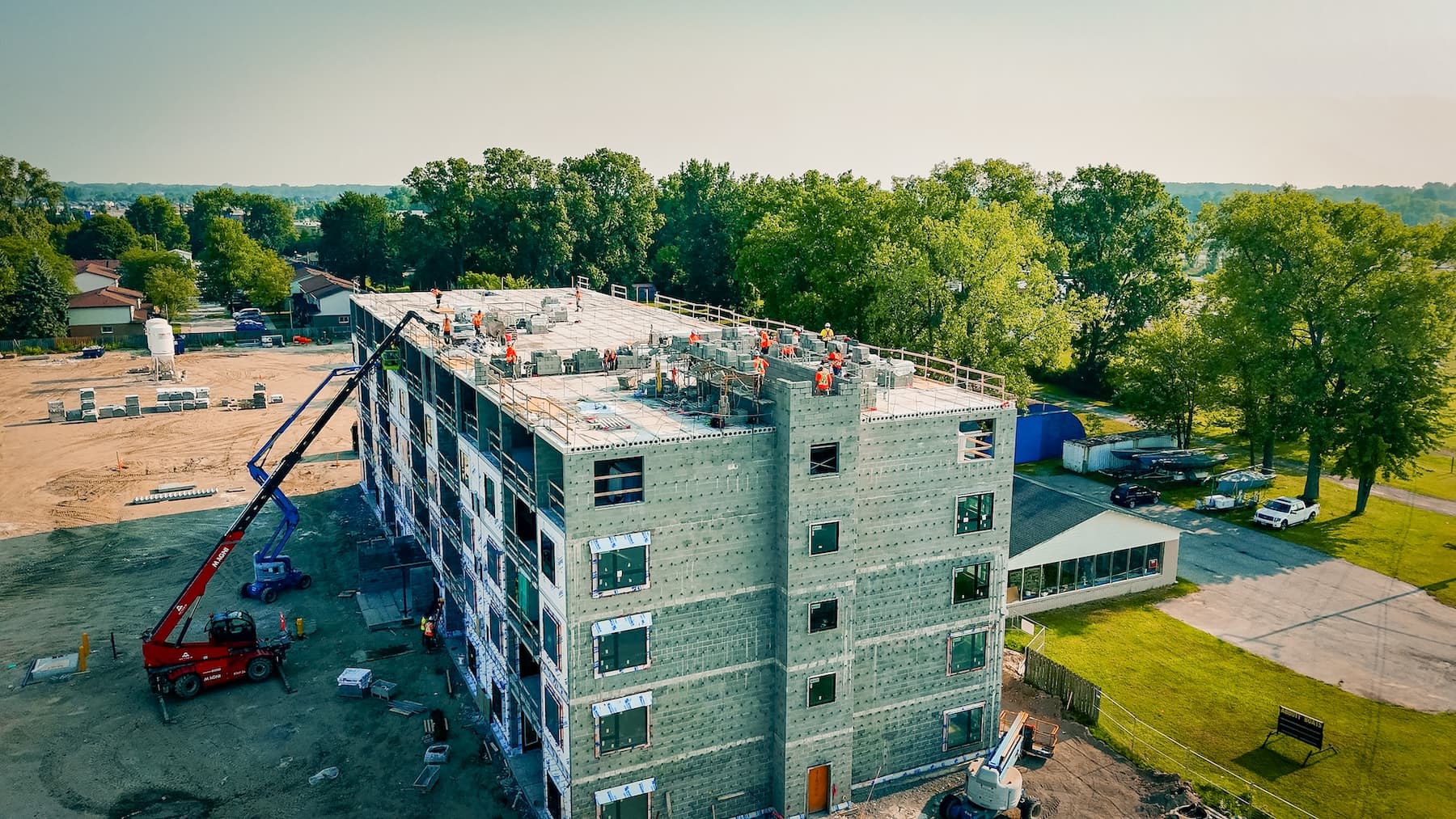 London Road residential masonry, Sarnia, ON