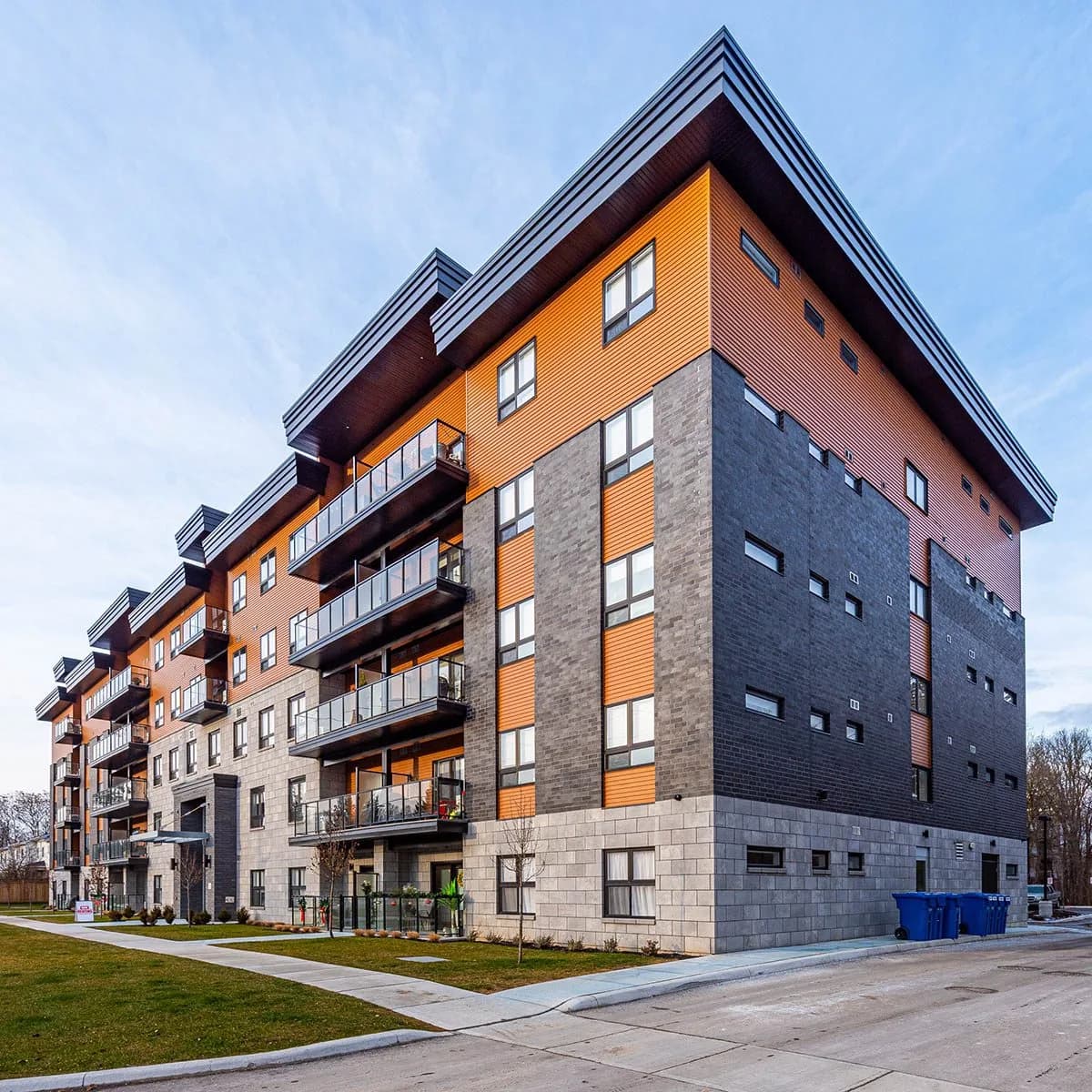 Commissioners Road West condominium masonry, London, ON