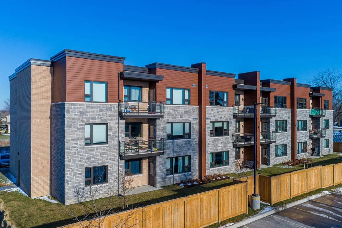 Lucan Condominiums residential masonry, Lucan, ON